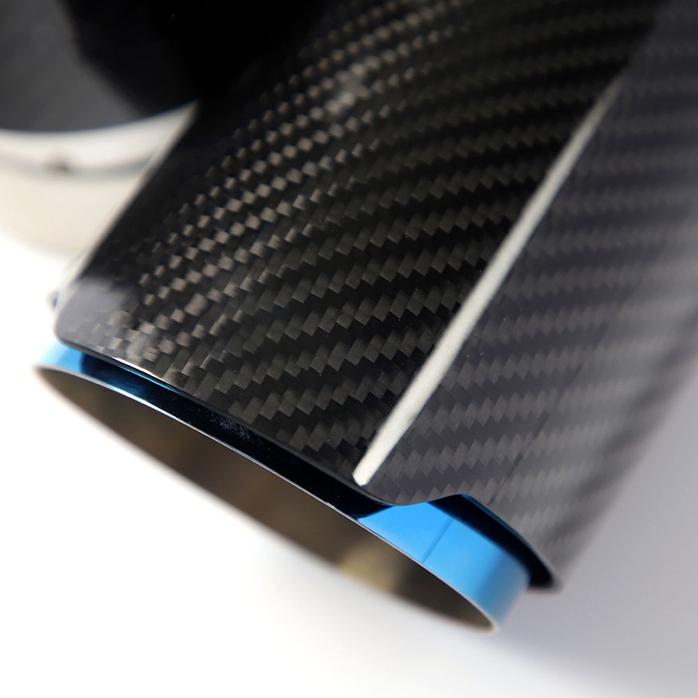 5" Carbon Fiber Exhaust Tip – Universal Fit, 3.5″– 5″ Size Options