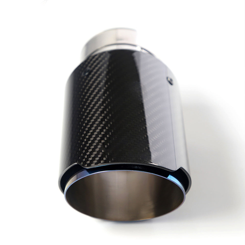 5" Carbon Fiber Exhaust Tip – Universal Fit, 3.5″– 5″ Size Options
