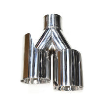 Load image into Gallery viewer, Dual Exhaust Tip Stainless Steel 10 Inch Universal Bolt-On Tailpipe