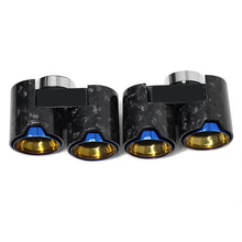 Load image into Gallery viewer, For BMW 3 Series G20 G21 320d 330i M Performance Carbon Fiber Exhaust tips