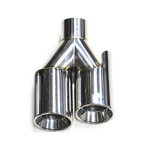 Load image into Gallery viewer, Dual Exhaust Tip Stainless Steel 10 Inch Universal Bolt-On Tailpipe