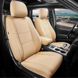 Jeep Grand Cherokee (2011–2021) Luxury Leather Seat Covers – Custom Fit Waterproof Full Set
