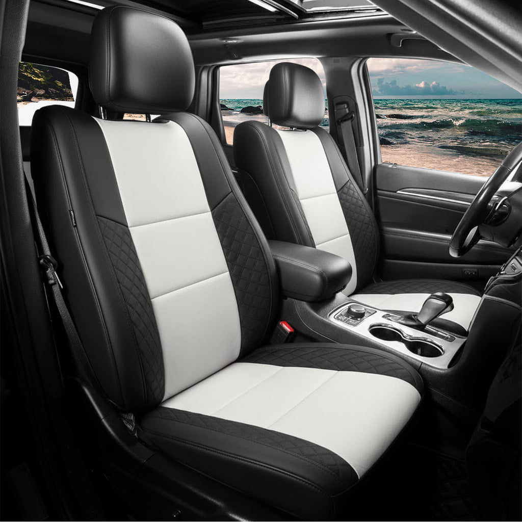 Jeep Grand Cherokee (2011–2021) Luxury Leather Seat Covers – Custom Fit Waterproof Full Set