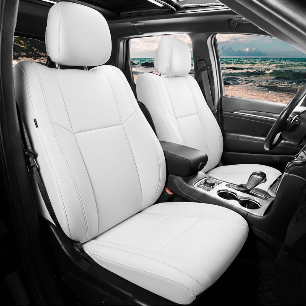 Jeep Grand Cherokee (2011–2021) Luxury Leather Seat Covers – Custom Fit Waterproof Full Set