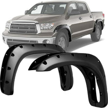 Load image into Gallery viewer, Fender Flares 4PCS Front &amp; Rear Wheel Arch for 2007–2026 Toyota Tundra – Pocket-Riveted Matte Black