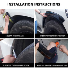 Load image into Gallery viewer, Fender Flares 4PCS Front &amp; Rear Wheel Arch for 2007–2026 Toyota Tundra – Pocket-Riveted Matte Black