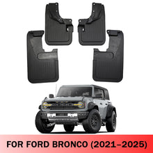 Load image into Gallery viewer, Amancarport® No-Drill Mud Flaps for Ford Bronco/Bronco Sport 2021-2025 Custom Fit All-Weather Splash Guards