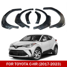 Load image into Gallery viewer, Front &amp; Rear Fender Flares Kit for 2017–2023 Toyota C-HR – 6-Piece Glossy Black