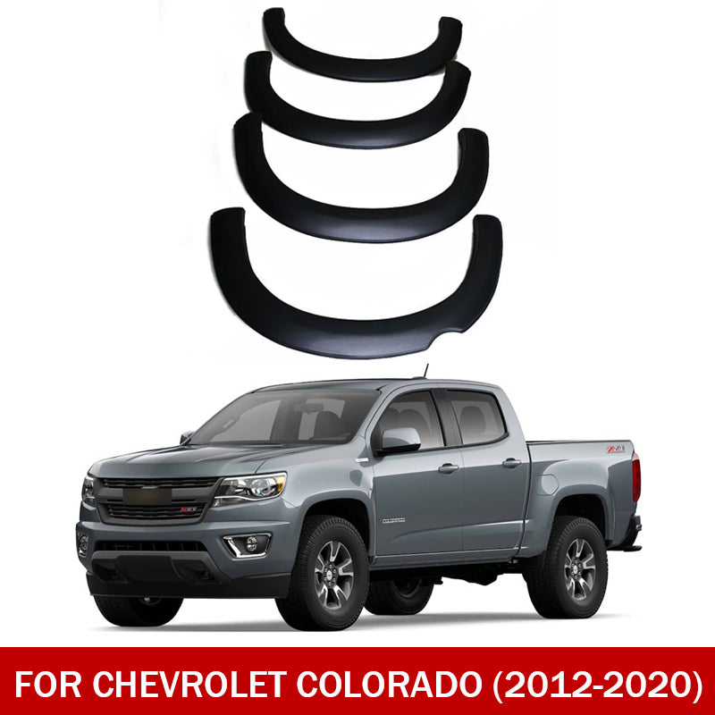 Fender Flares for 2012–2020 Chevrolet Colorado – Front & Rear, 4-Piece Set