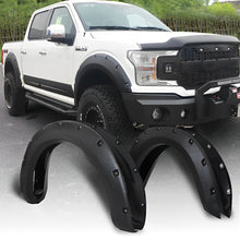 Load image into Gallery viewer, Rough Textured Bolt-Riveted Fender Flares for 2009–2020 Ford F-150 – 4-Piece Set