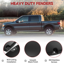 Load image into Gallery viewer, Rough Textured Bolt-Riveted Fender Flares for 2009–2020 Ford F-150 – 4-Piece Set