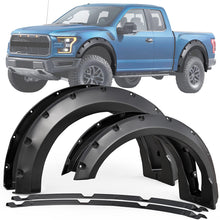 Load image into Gallery viewer, Rough Textured Bolt-Riveted Fender Flares for 2009–2020 Ford F-150 – 4-Piece Set