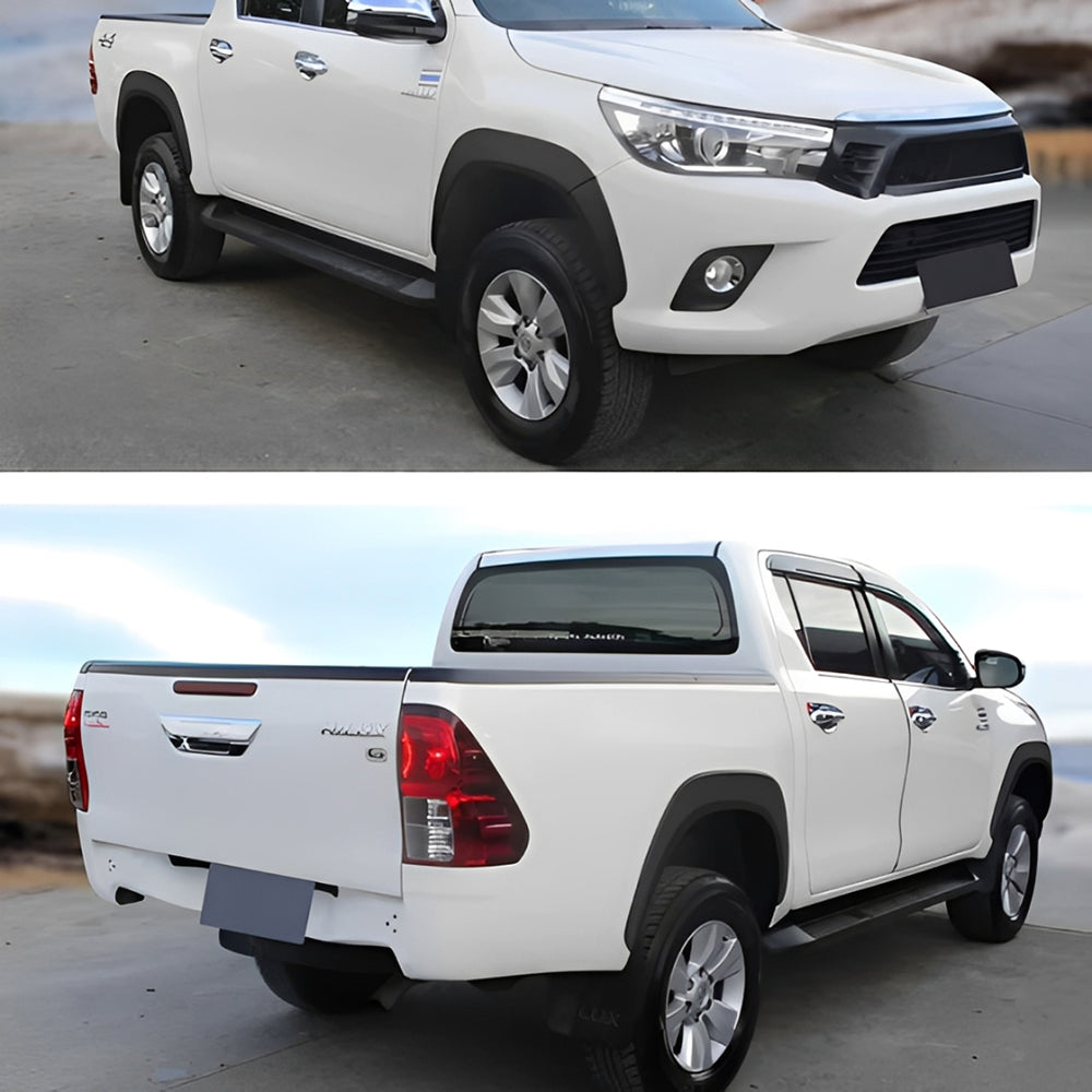 Fender Flares for 2015–2017 Toyota Hilux Revo – Front & Rear, 6-Piece Set