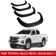 Load image into Gallery viewer, Fender Flares for 2015–2017 Toyota Hilux Revo – Front &amp; Rear, 6-Piece Set