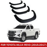 Fender Flares for 2015–2017 Toyota Hilux Revo – Front & Rear, 6-Piece Set