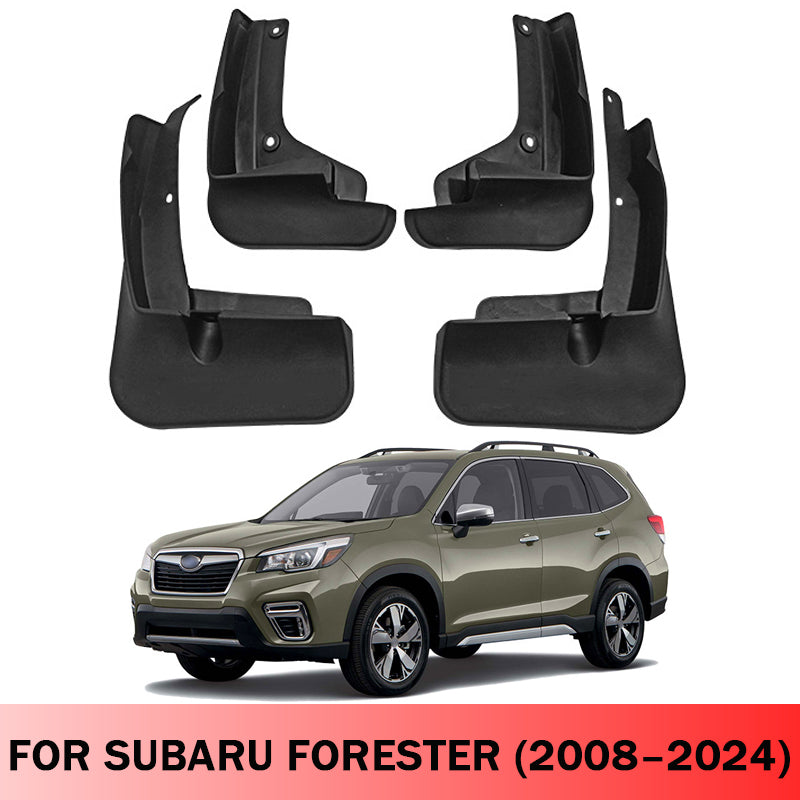 Mud Flaps for Subaru Forester 2008–2024 No-Drill Custom Fit Front & Rear Splash Guards (4PCS)