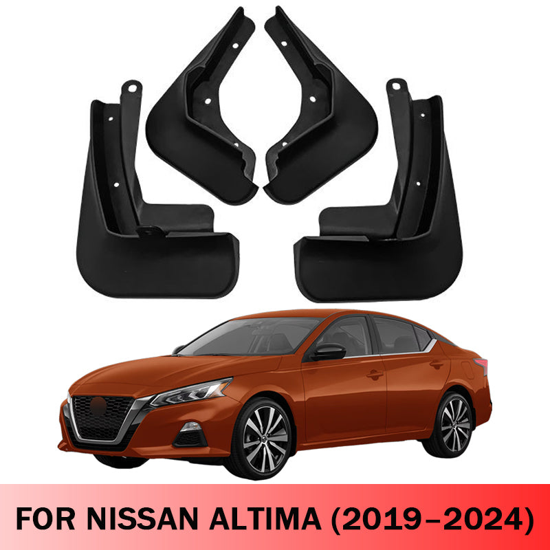 Mud Flaps for Nissan Altima 2019–2024 No-Drill Custom Fit Front & Rear Splash Guards (4PCS)