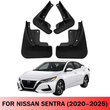 Load image into Gallery viewer, Mud Flaps for Nissan Sentra 2020–2025 No-Drill Custom Fit Front &amp; Rear Splash Guards (Excludes SR Models, 4PCS)