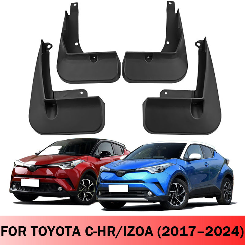 Mud Flaps for Toyota C-HR / IZOA 2017–2024 No-Drill Custom Fit All-Weather Front & Rear Splash Guards (4PCS)