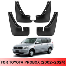 Load image into Gallery viewer, Mud Flaps for Toyota Probox 2002–2024 No-Drill Custom Fit All-Weather Front &amp; Rear Splash Guards (4PCS)