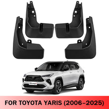 Load image into Gallery viewer, Mud Flaps for Toyota Yaris 2006–2025 No-Drill Custom Fit All-Weather Front &amp; Rear Splash Guards (4PCS)