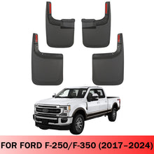 Load image into Gallery viewer, Mud Flaps for Ford F-250 / F-350 2017–2024 No-Drill Custom Fit All-Weather Front &amp; Rear Splash Guards (4PCS)