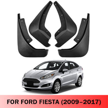 Load image into Gallery viewer, Mud Flaps for Ford Fiesta 2009–2017 No-Drill Custom Fit All-Weather Front &amp; Rear Splash Guards (4PCS)
