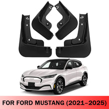 Load image into Gallery viewer, Mud Flaps for Ford Mustang Mach-E 2021–2025 No-Drill Custom Fit All-Weather Front &amp; Rear Splash Guards (4PCS)