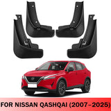 Mud Flaps for Nissan Qashqai 2007–2025 No-Drill Custom Fit Front & Rear Splash Guards (4PCS)