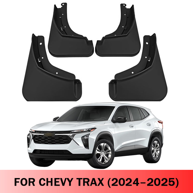 Mud Flaps for Chevrolet Trax 2024–2025 No-Drill Custom Fit All-Weather Front & Rear Splash Guards (4PCS)