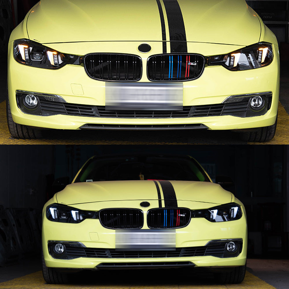 Suitable for 2013–2018 BMW 3 Series F30 LED Headlight Assembly Upgrade with Projector Lens and DRL