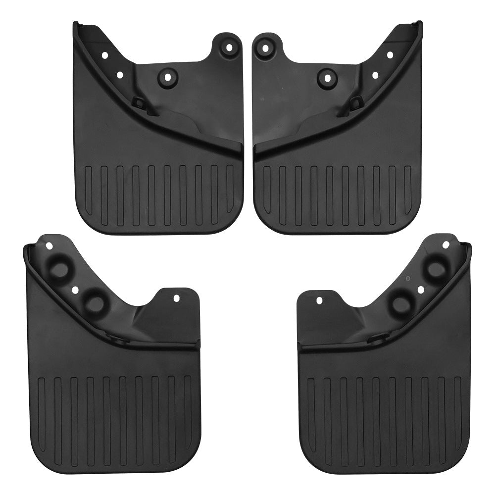 Amancarport® Custom Fit Mud Flaps for Toyota Tacoma 2005–2025 No-Drill Heavy-Duty Splash Guards (4-PC Set)