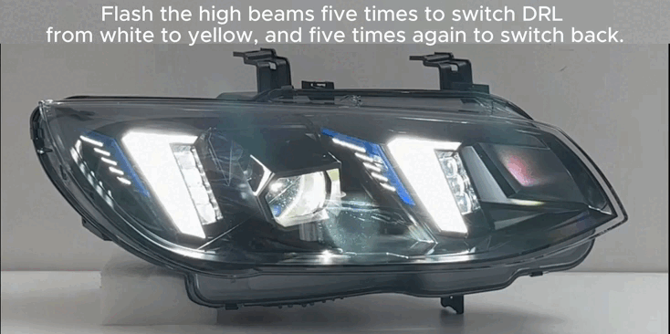 2010–2013 BMW E93/E92 M3 LCI Snake Eye LED Headlight Retrofit with Projector Lens