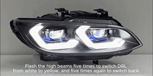 Load image into Gallery viewer, Laser Style LED Headlights for 2007–2010 BMW E92 E93 M3 3 Series – Dual Projector with Amber/White DRL