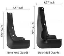 Load image into Gallery viewer, Mud Flaps for Toyota Highlander 2001–2026 No-Drill Front &amp; Rear Custom Fit All-Weather Splash Guards