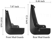 Load image into Gallery viewer, Mud Flaps for Chevrolet Equinox 2018–2024 No-Drill Custom Fit All-Weather Front &amp; Rear Splash Guards (4PCS)