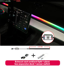 Load image into Gallery viewer, Suitable For Tesla Model 3/Y 2016-2024 Dashboard Streamer Atmosphere Light