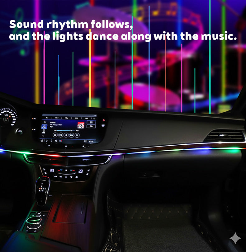 Suitable For Tesla Model 3/Y 2016-2024 Dashboard Streamer Atmosphere Light