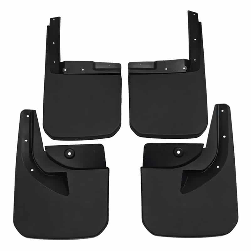 Amancarport® No-Drill Mud Flaps for Jeep Wrangler JL 2018–2026 Custom Fit All-Weather Front & Rear Splash Guards (4PCS)