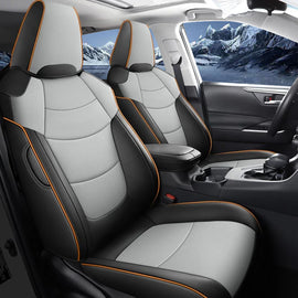 Custom For Toyota Rav4 (2019-2025) Leather Car Seat Cover Full Set