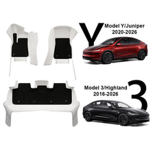 Load image into Gallery viewer, Special for Tesla Model 3/Highland/Y/Juniper All-Weather Leather Floor Mats Interior Liners