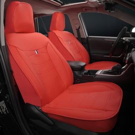 Amancarport® Universal Faux Leather Car Seat Covers – 5-Piece Waterproof Set for Most Vehicles