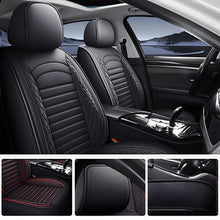 Load image into Gallery viewer, Amancarport® 5-Piece Car Seat Covers Full Set – Universal Faux Leather Cushions for Cars, SUVs &amp; Trucks