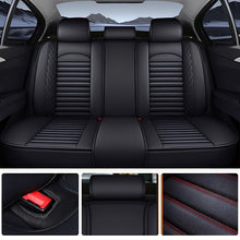 Load image into Gallery viewer, Amancarport® 5-Piece Car Seat Covers Full Set – Universal Faux Leather Cushions for Cars, SUVs &amp; Trucks