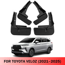 Load image into Gallery viewer, Amancarport® No-Drill Mud Flaps for Toyota Veloz 2021–2025 Custom Fit All-Weather Front &amp; Rear Splash Guards (4PCS)