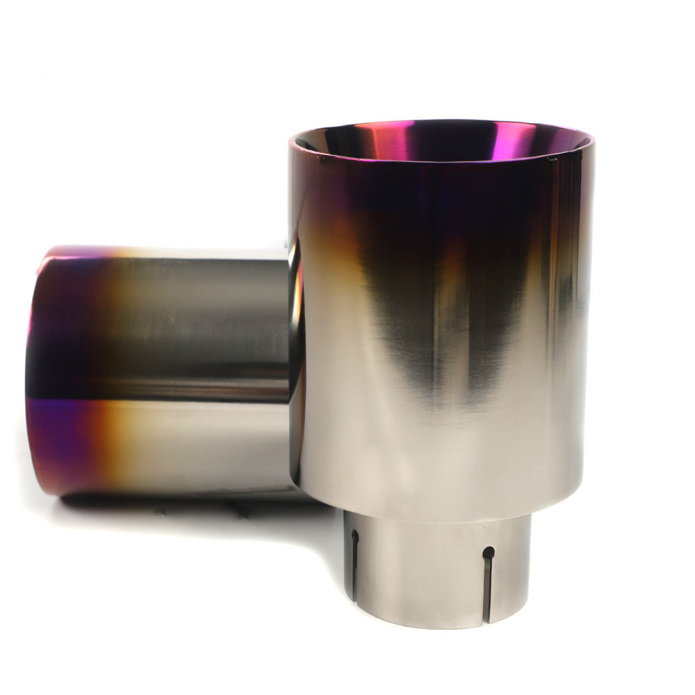 Premium Titanium Exhaust Tips 3.5″/4″/5″ – Bolt-On Upgrade for GTR R35, Dodge Charger, Mustang