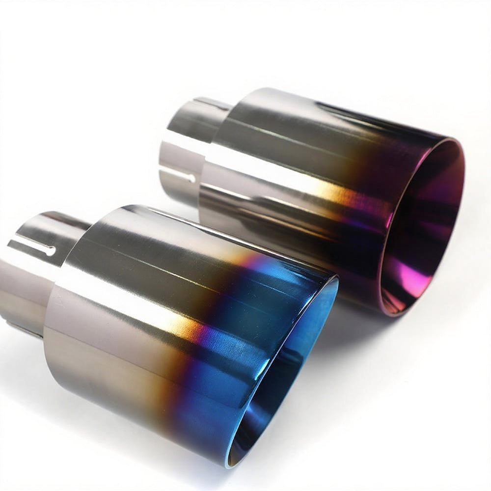 Premium Titanium Exhaust Tips 3.5″/4″/5″ – Bolt-On Upgrade for GTR R35, Dodge Charger, Mustang