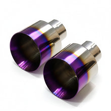 Load image into Gallery viewer, Premium Titanium Exhaust Tips 3.5″/4″/5″ – Bolt-On Upgrade for GTR R35, Dodge Charger, Mustang