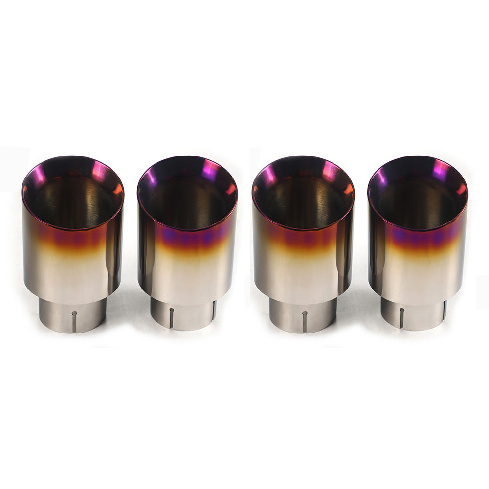 Premium Titanium Exhaust Tips 3.5″/4″/5″ – Bolt-On Upgrade for GTR R35, Dodge Charger, Mustang