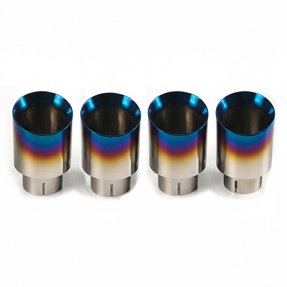 Premium Titanium Exhaust Tips 3.5″/4″/5″ – Bolt-On Upgrade for GTR R35, Dodge Charger, Mustang